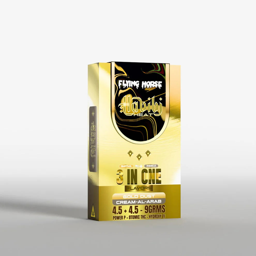 FLYING HORSE HABIBI HEAT EDITION VAPE 9G - 3 FLAVORS IN 1