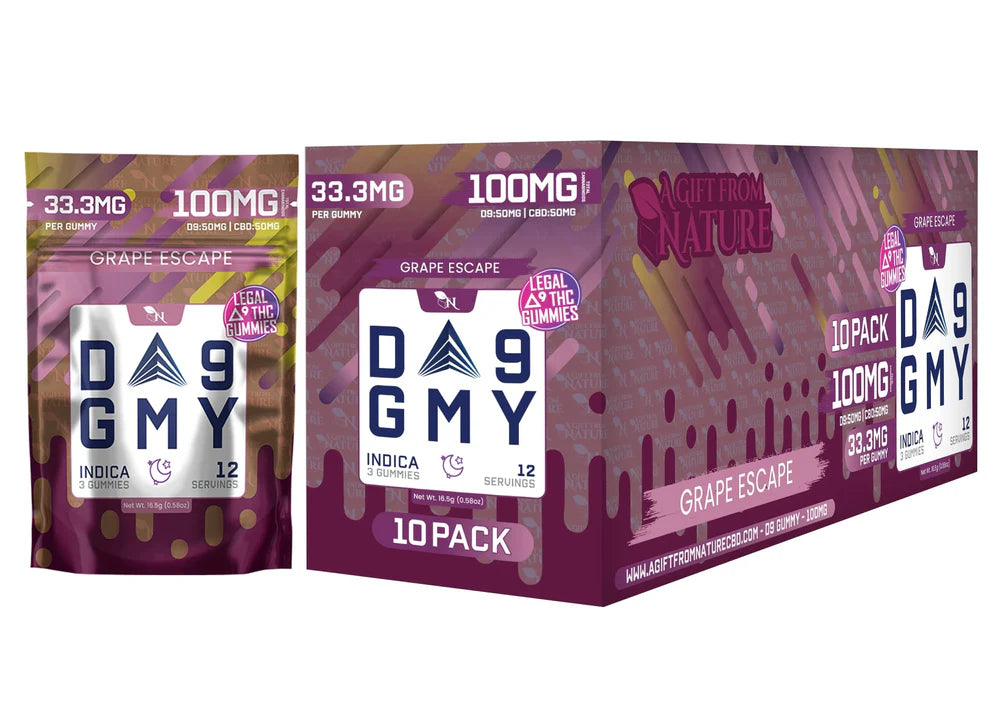 AGFN D9 GMY THC Gummies I 3CT