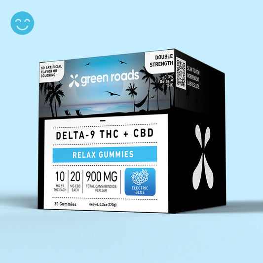 Green Roads Delta 9 THC + CBD Relax Gummies - 30ct | 900mg