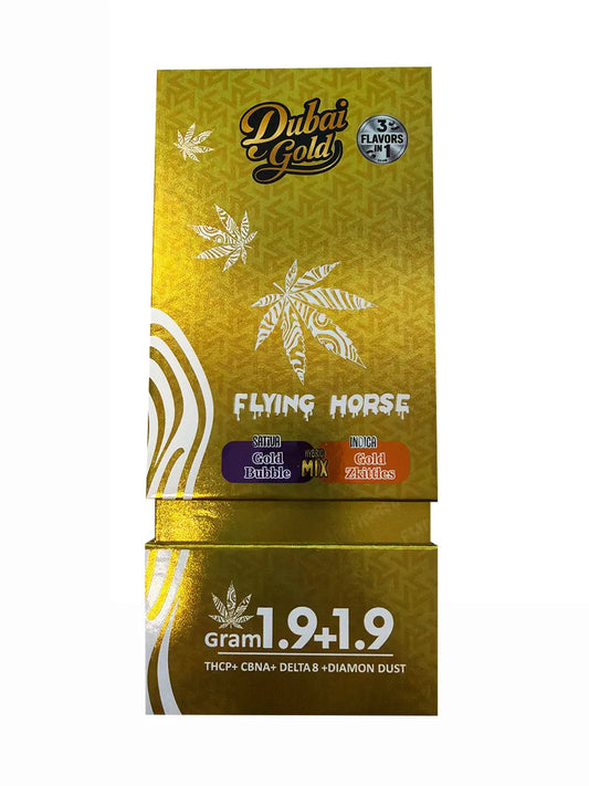 Flying Horse Dubai Gold Disposable Vapes I 3.8GM