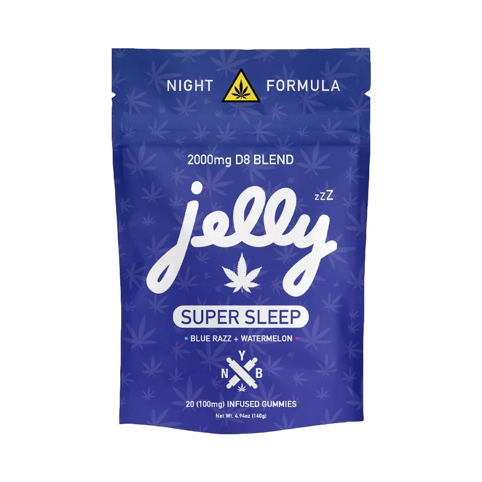 Jelly 100mg Delta 8 THC Super Sleep Gummies | 2000 MG