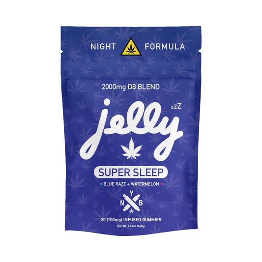 Jelly 100mg Delta 8 THC Super Sleep Gummies | 2000 MG