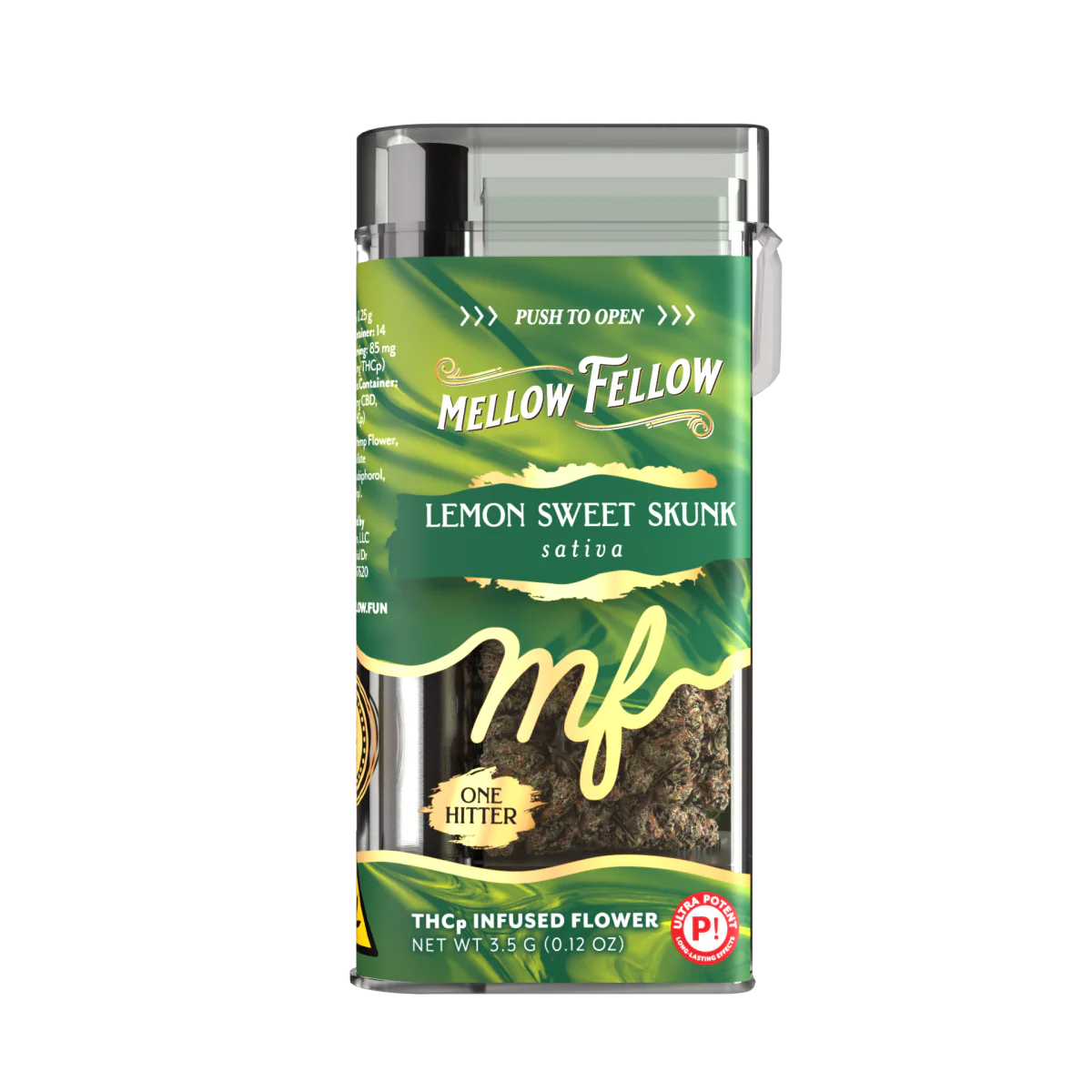 Mellow Fellow THCp 3.5g Infused Flower + One Hitter