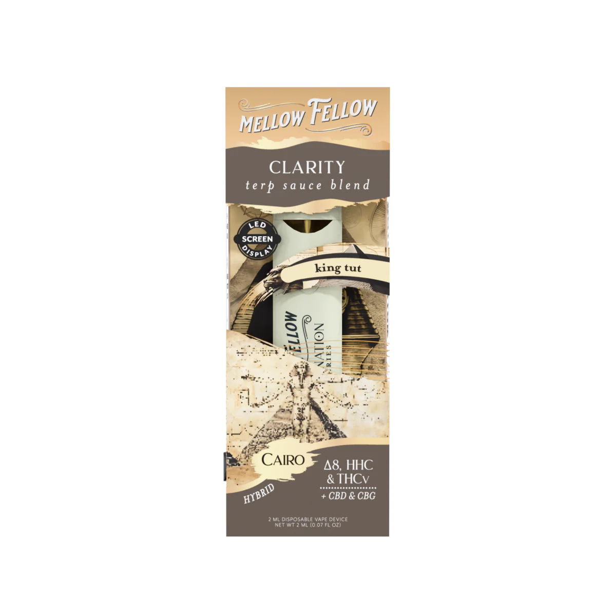 clarity disposable vape Mellow Fellow Clarity Blend Cairo Terp Sauce 2ml Disposable Vape