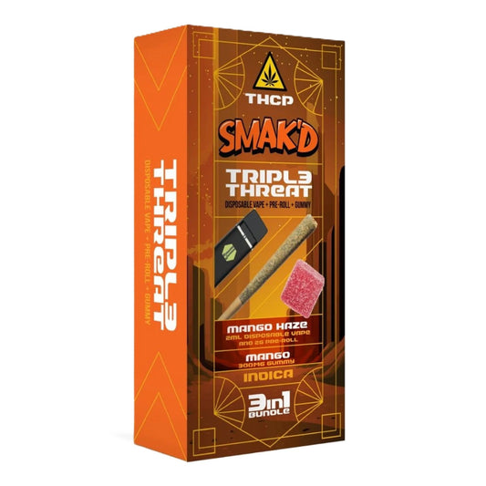 Smakd Triple Threat 3 in 1 - Gummy + Vape + Pre-Roll