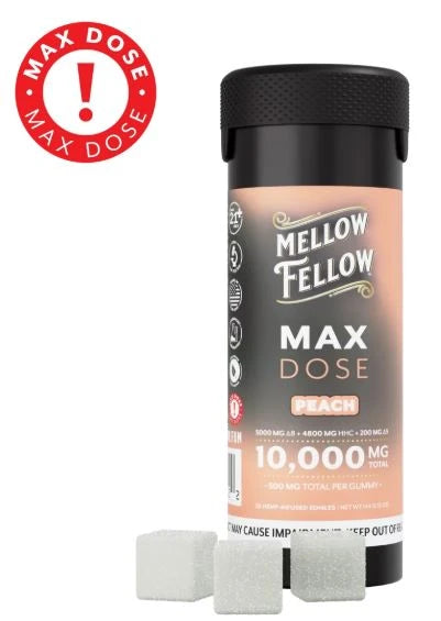 Mellow Fellow Max Dose Gummies 20ct | 10000mg