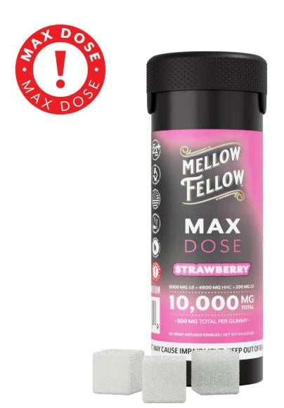 Mellow Fellow Max Dose Gummies 20ct | 10000mg
