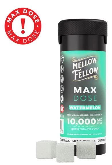 Mellow Fellow Max Dose Gummies 20ct | 10000mg