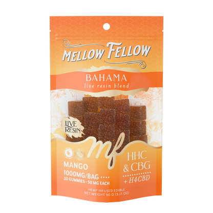 Mellow Fellow Bahama Blend Edibles Live Resin M-Fusion 1000mg