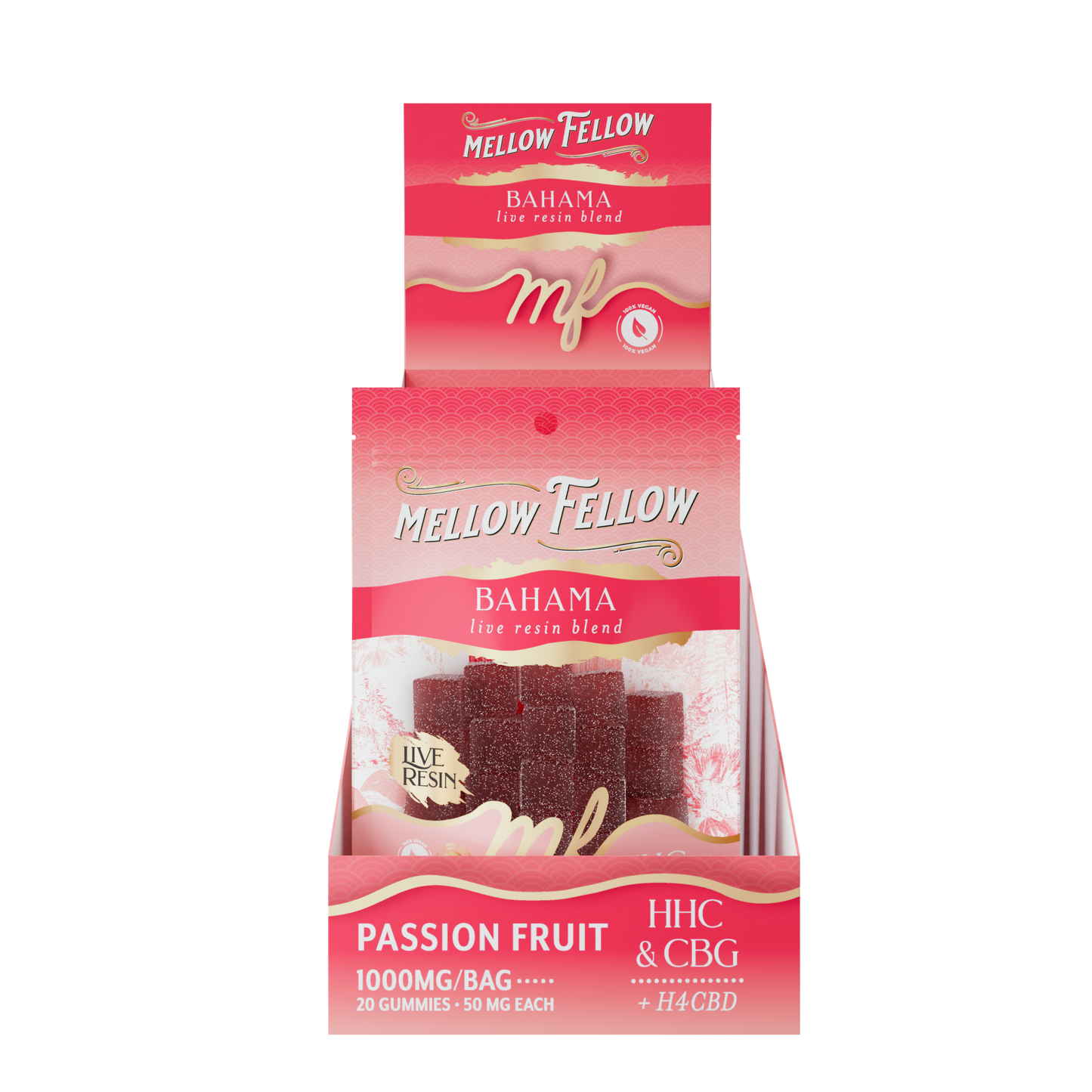 Mellow Fellow Bahama Blend Edibles Live Resin M-Fusion 1000mg