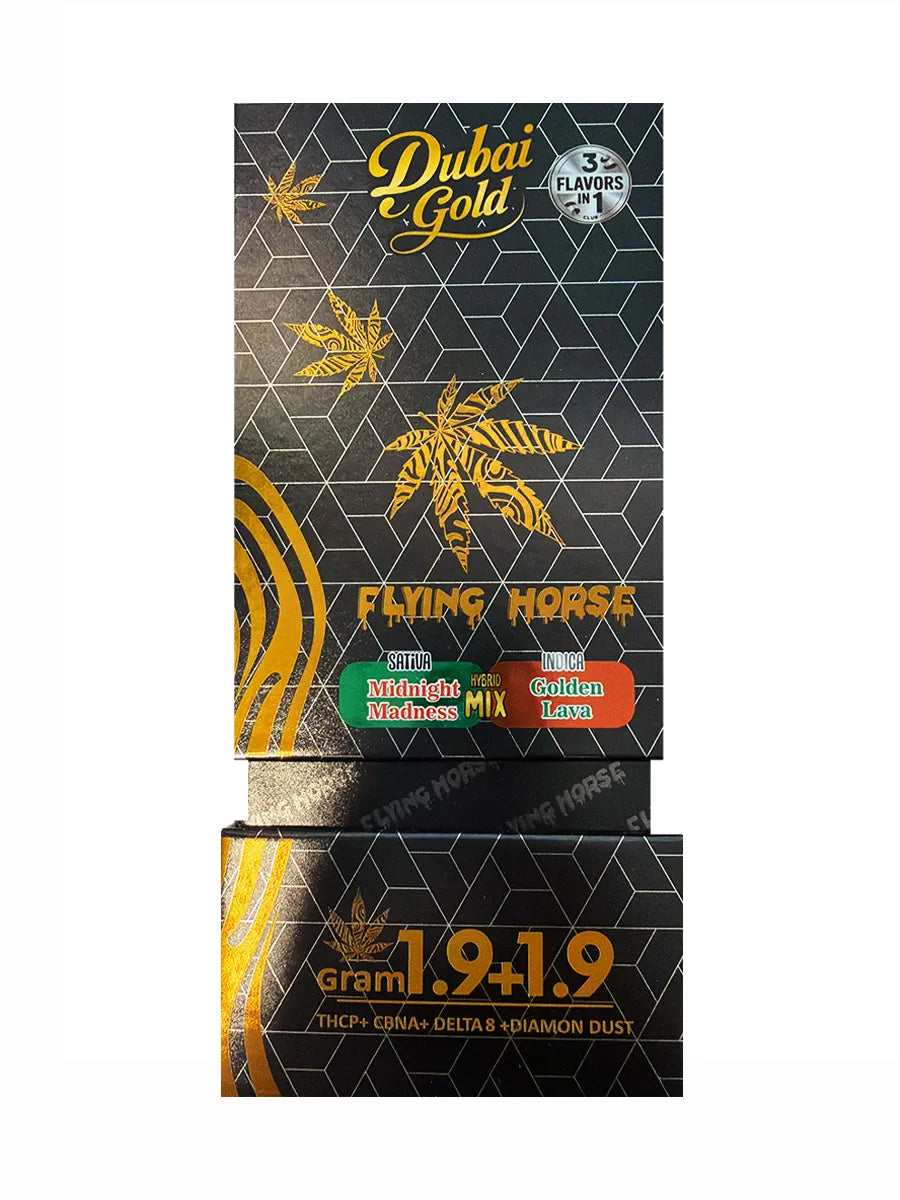 Flying Horse Dubai Gold Disposable Vapes I 3.8GM