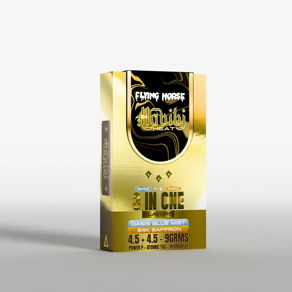 FLYING HORSE HABIBI HEAT EDITION VAPE 9G - 3 FLAVORS IN 1