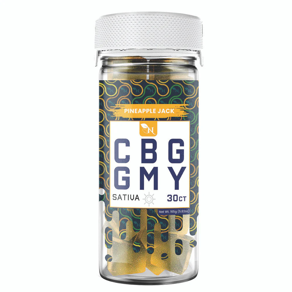 AGFN CBG GMY CBG SATIVA Gummies I 1500MG/30ct/Jar