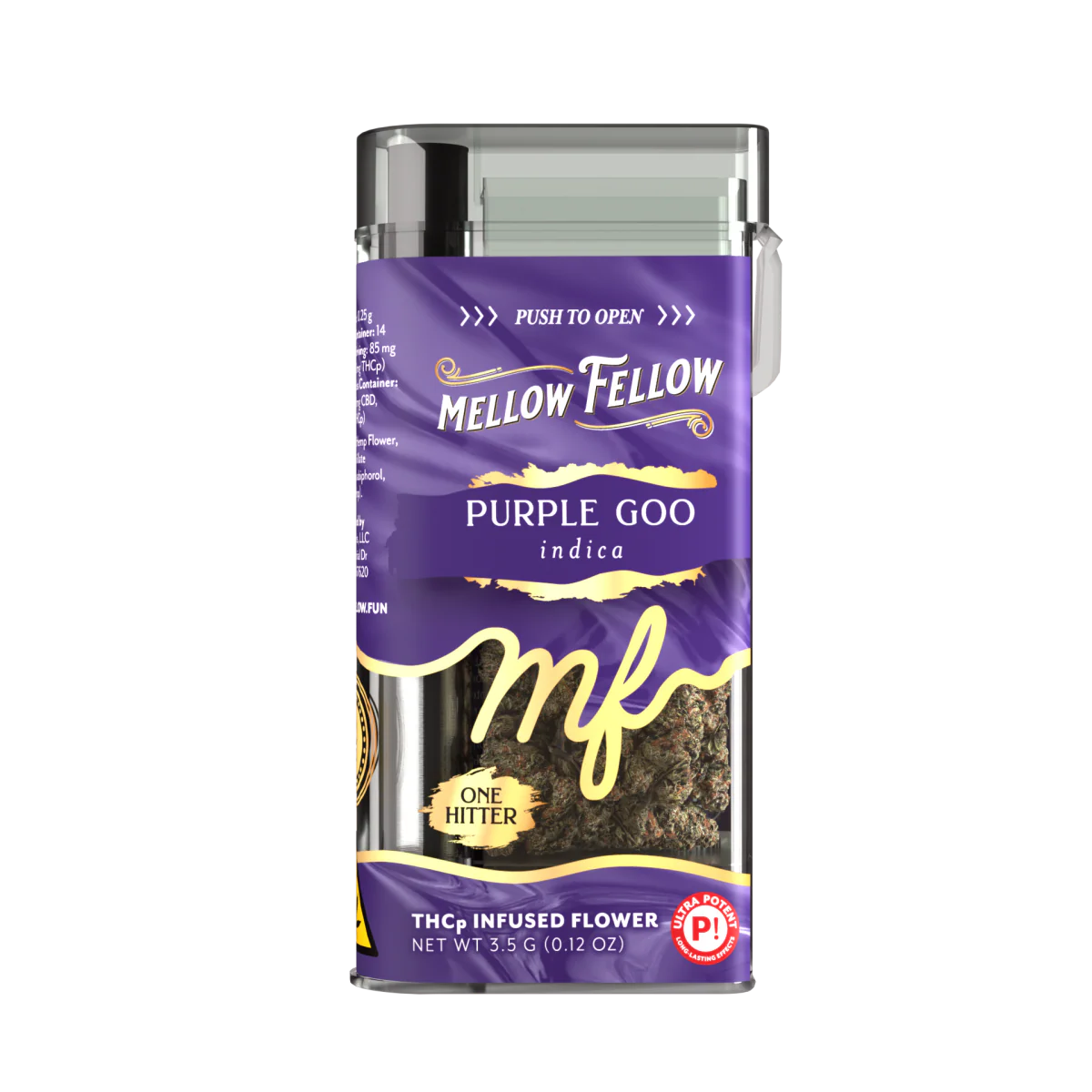 Mellow Fellow THCp 3.5g Infused Flower + One Hitter