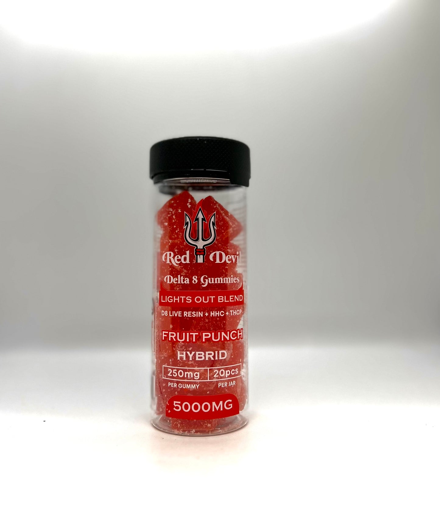 Red Devil Light Out Blend THC Gummies I 5000MG