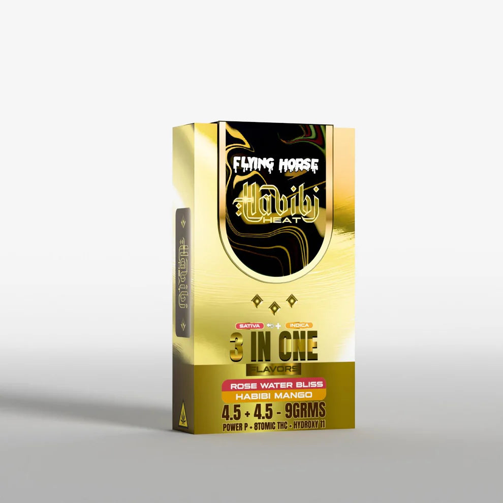 FLYING HORSE HABIBI HEAT EDITION VAPE 9G - 3 FLAVORS IN 1