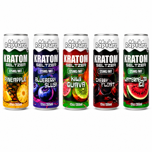 Rapture Kratom Seltzer 12oz Cans - 125MIT