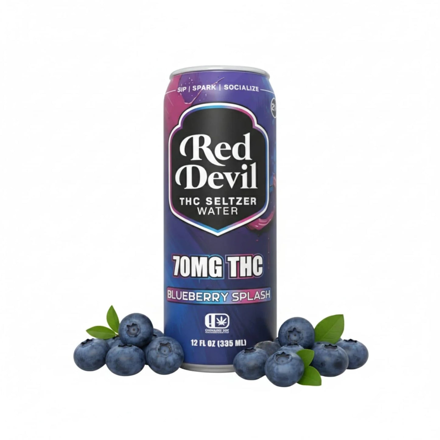 Red Devil THC Seltzer Water 30mg and 70mg - 12oz Cans