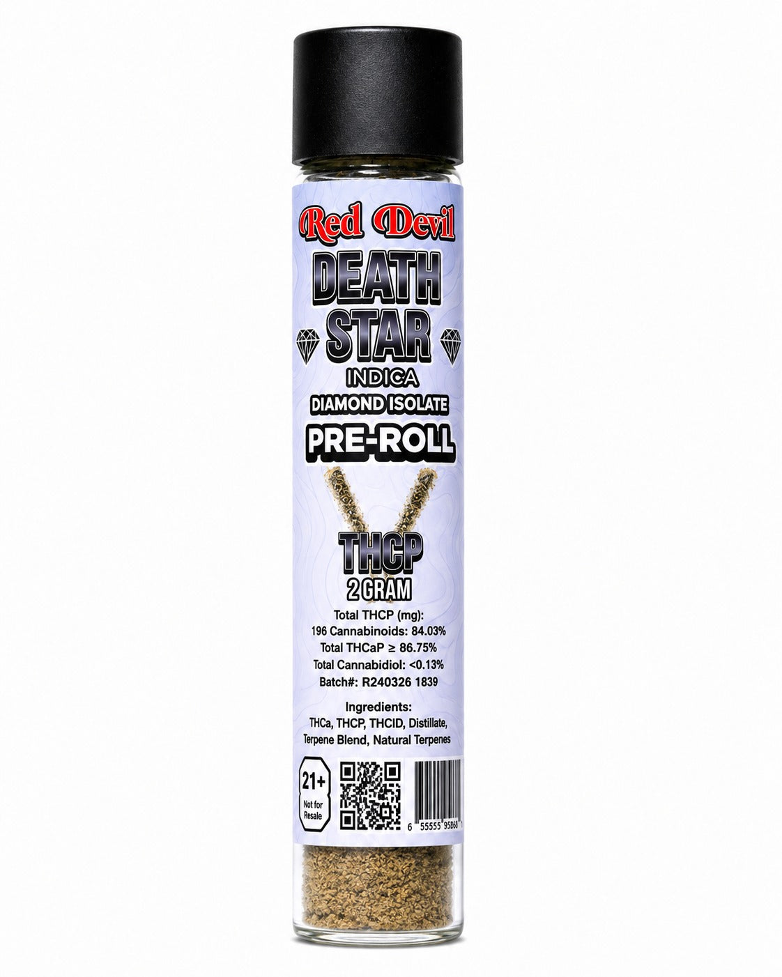 RED DEVIL THCP Diamond Isolate Pre-Rolls 2G