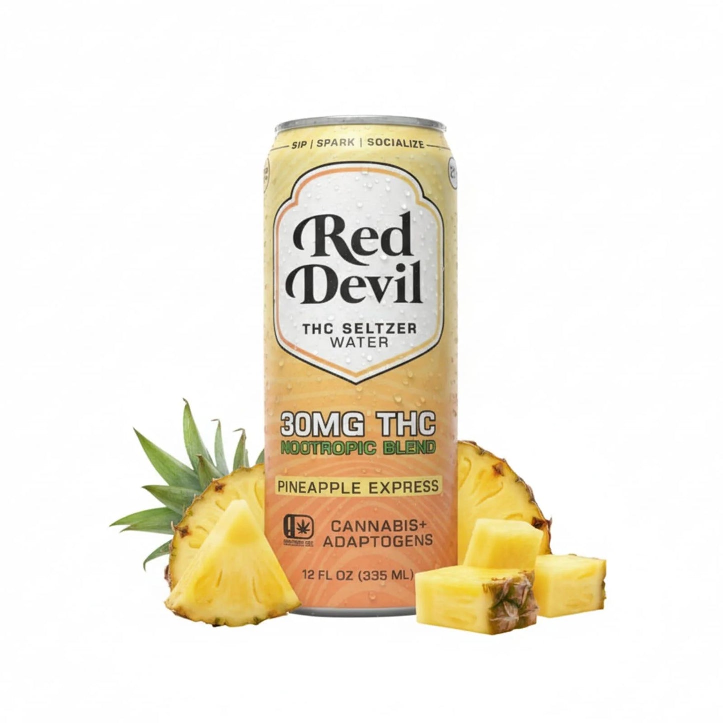 Red Devil THC Seltzer Water 30mg and 70mg - 12oz Cans