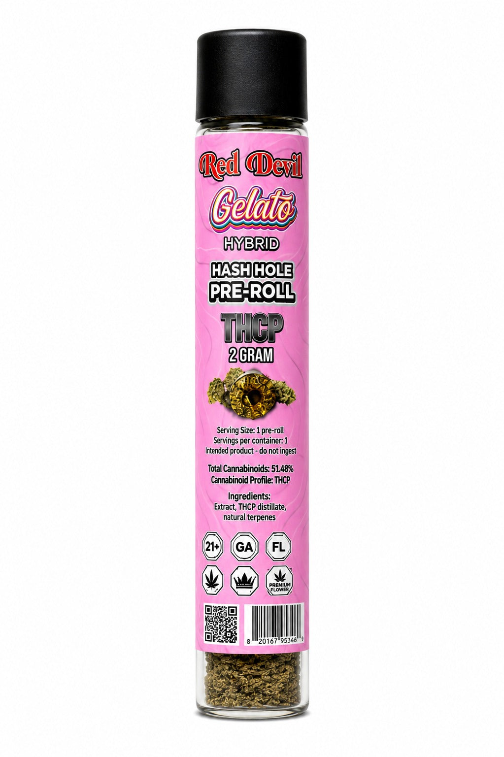 Red Devil THCP Hash Hole Pre Rolls 2G