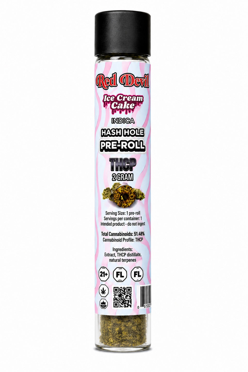 Red Devil THCP Hash Hole Pre Rolls 2G