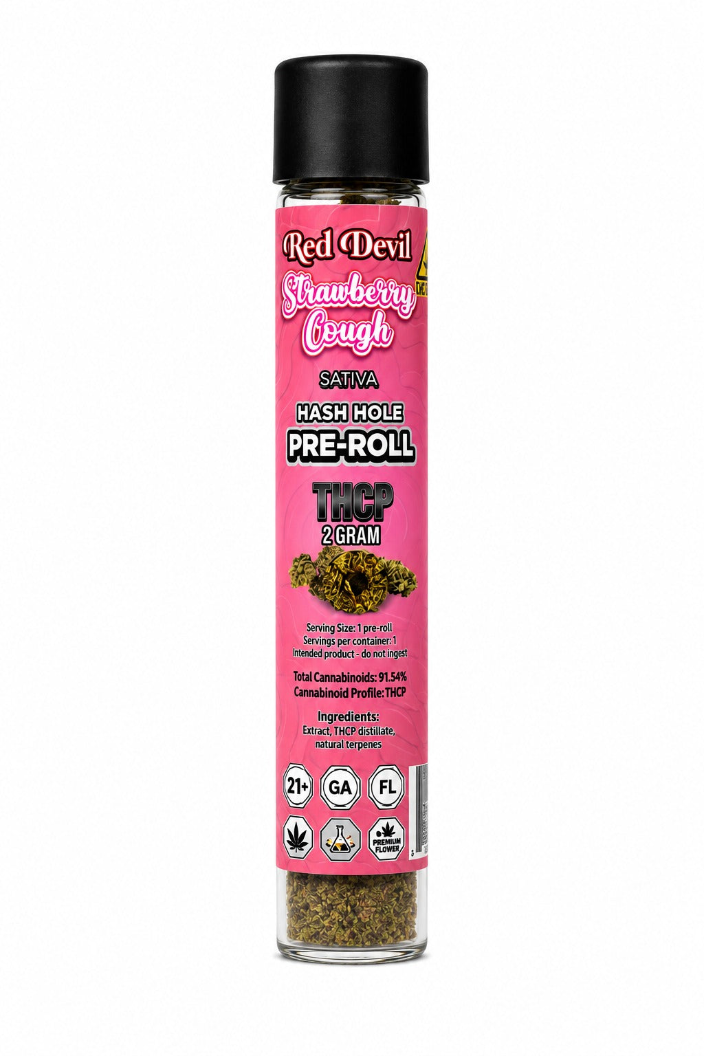 Red Devil THCP Hash Hole Pre Rolls 2G