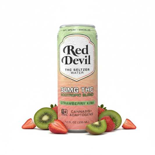 Red Devil THC Seltzer Water 30mg and 70mg - 12oz Cans