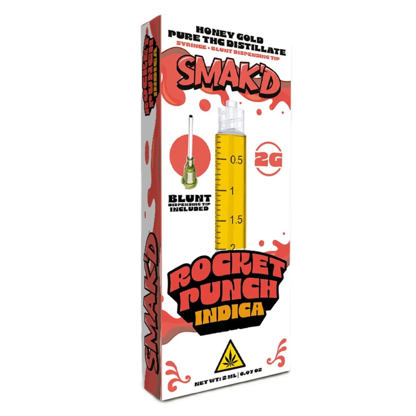 Smakd Honey Gold THC Pure Distillate Syringes 2g