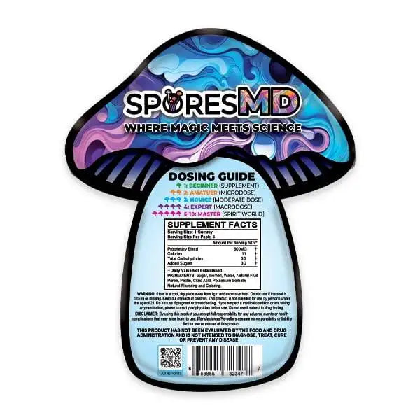 SporesMD Trips Nootropics Gummies | 4000mg