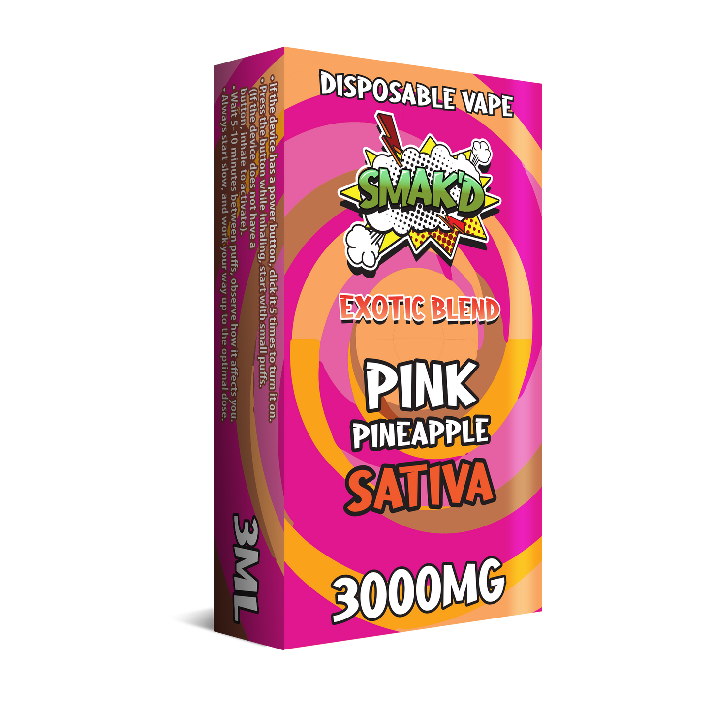 Smak'd Exotic Blend Disposable Vape I 3000 MG