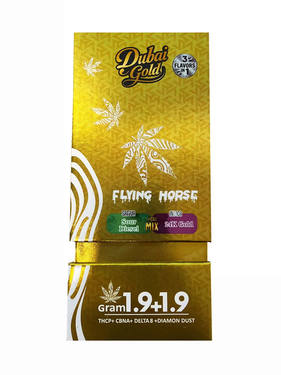 Flying Horse Dubai Gold Disposable Vapes I 3.8GM