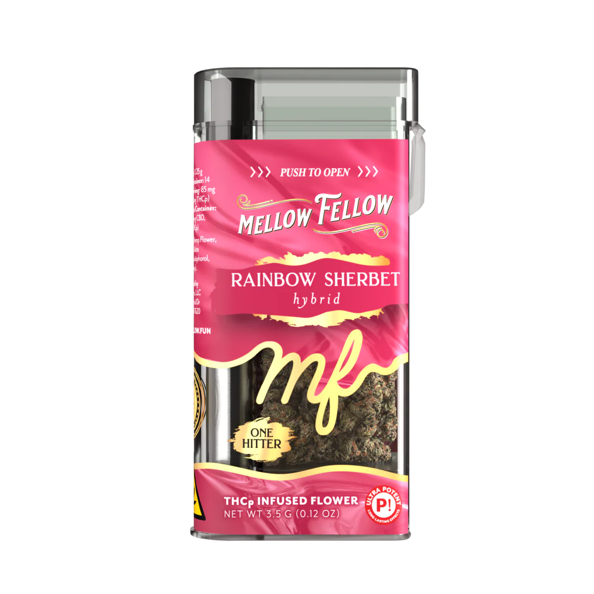 Mellow Fellow THCp 3.5g Infused Flower + One Hitter