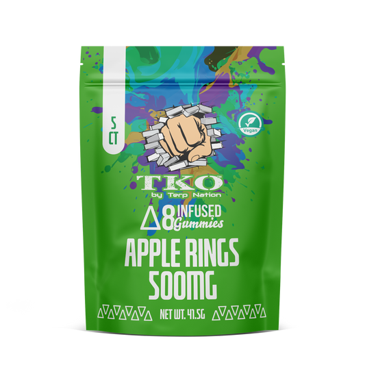 TKO Delta 8 Infused THC Gummies I 500mg