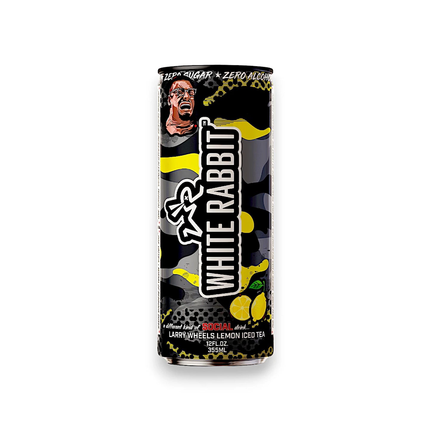 White Rabbit Kratom Infused Seltzer Drink Display Of 12 (355ML)
