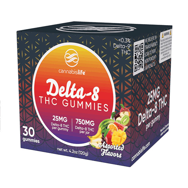 Cannabis Life Delta-8 Gummies - 30ct | 750mg