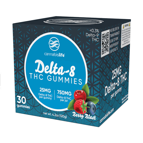 Cannabis Life Delta-8 Gummies - 30ct | 750mg