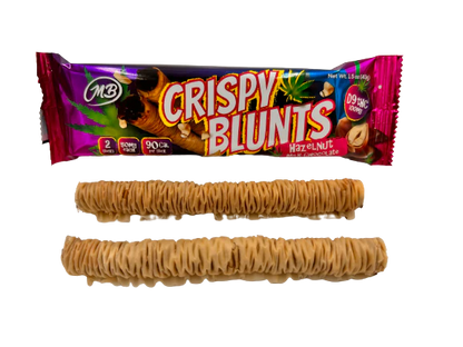 Crispy Blunts Phyllo Dough Delta 9 THC Chocolate Baklava Sticks I 2CT