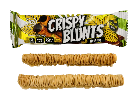 Crispy Blunts Phyllo Dough 100MG Kratom Baklava Sticks I 2CT