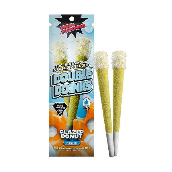Delta Munchies THC-A Double Doinks | 2 Pack