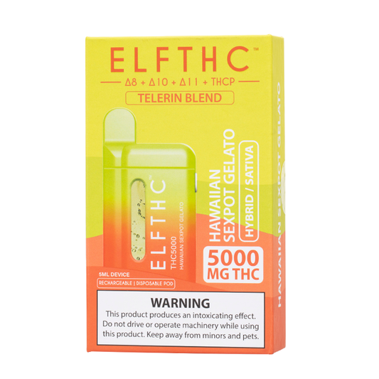 ELF THC TELERIN BLEND THC DISPOSABLE VAPE I 5gm