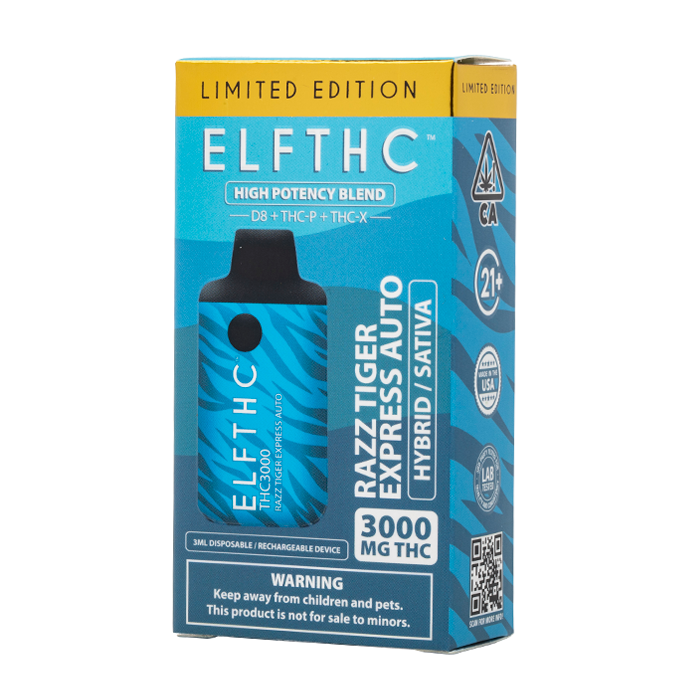 ELF THC THC3000 THC DISPOSABLE VAPE I 3gm