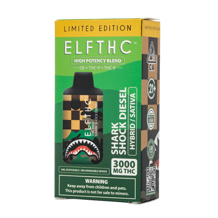 ELF THC THC3000 THC DISPOSABLE VAPE I 3gm