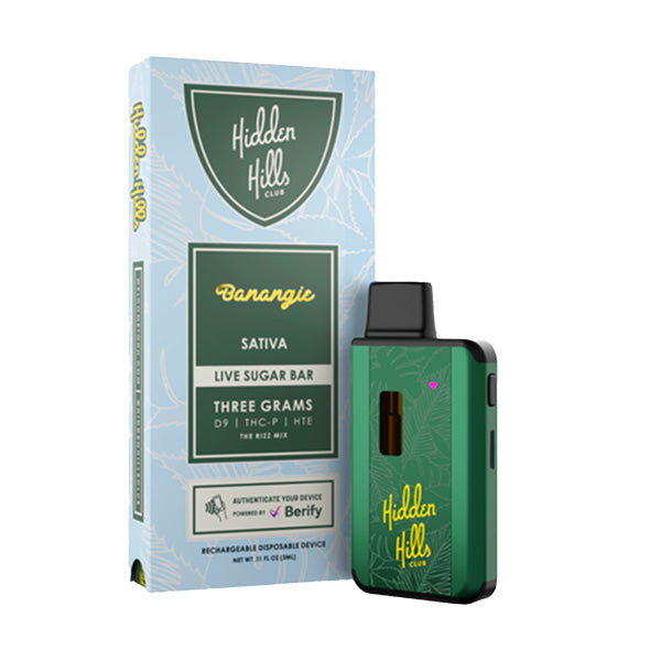 Hidden Hills Live Sugar Bar Disposable Vape | 3G