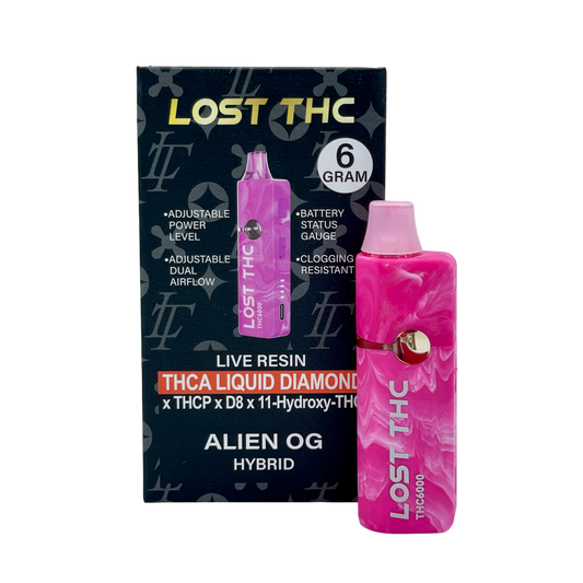 LOST THC 6GM THC-A Liquid Diamond DISPOSABLE VAPE