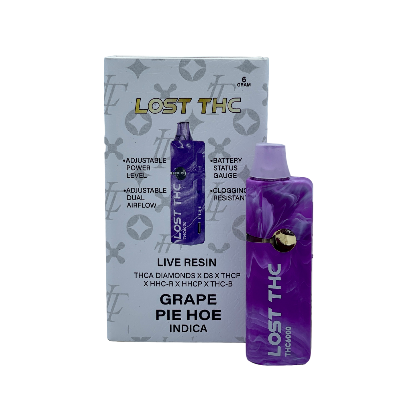 LOST THC 6GM THC-A Liquid Diamond DISPOSABLE VAPE