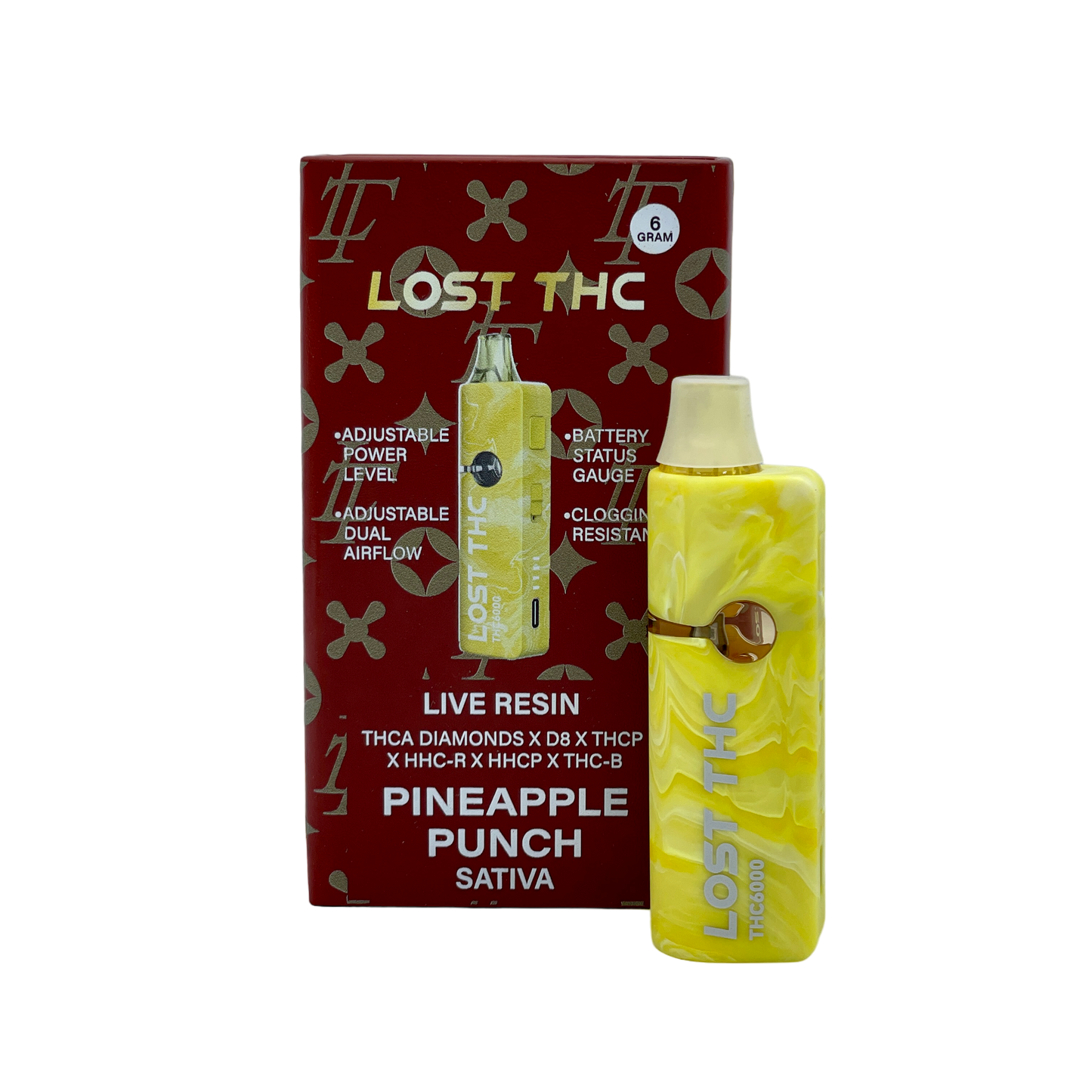 LOST THC 6GM THC-A Liquid Diamond DISPOSABLE VAPE