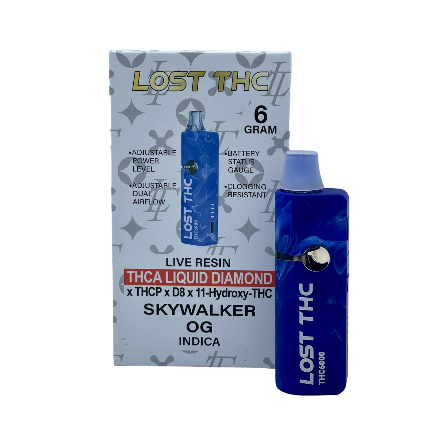 LOST THC 6GM THC-A Liquid Diamond DISPOSABLE VAPE