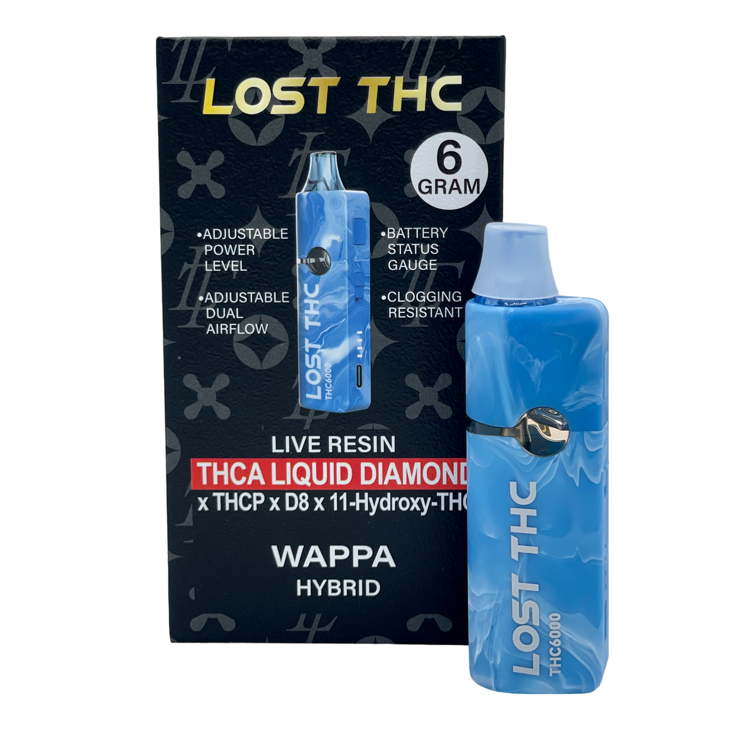 LOST THC 6GM THC-A Liquid Diamond DISPOSABLE VAPE