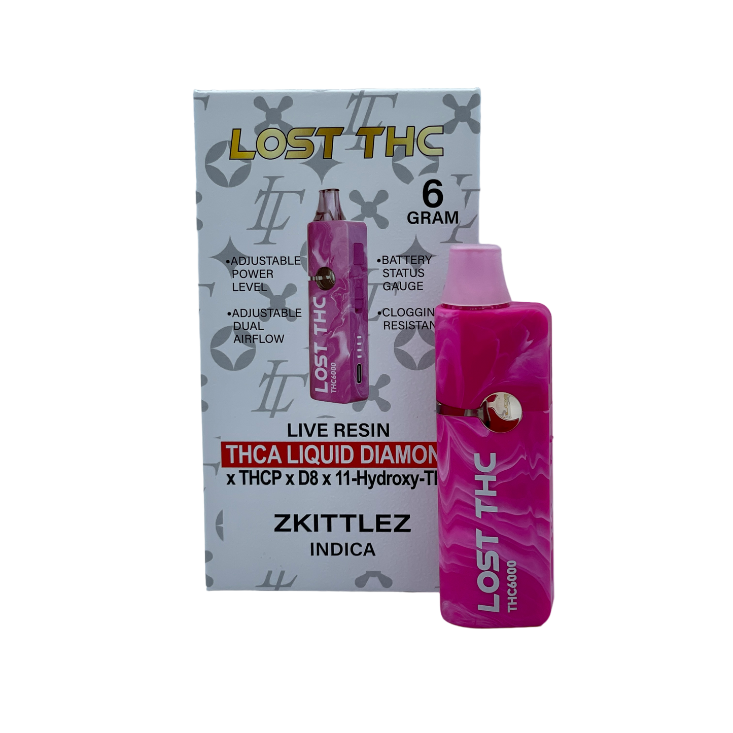 LOST THC 6GM THC-A Liquid Diamond DISPOSABLE VAPE